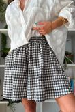 Nonni Gingham City Short Chocolate